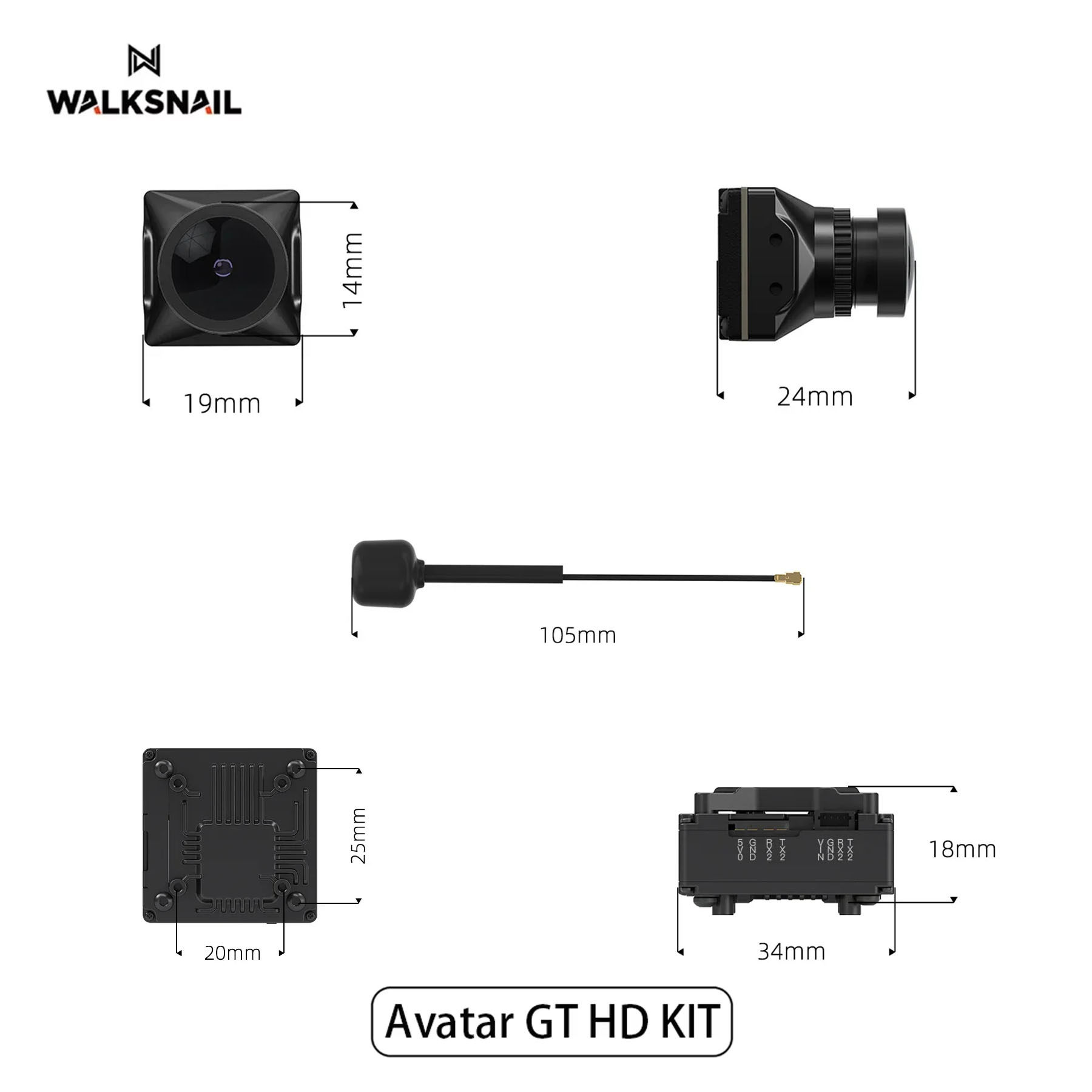 Walksnail Avatar GT HD KIT 2W  - огляд і ціна Walksnail Avatar Hd Pro Kit