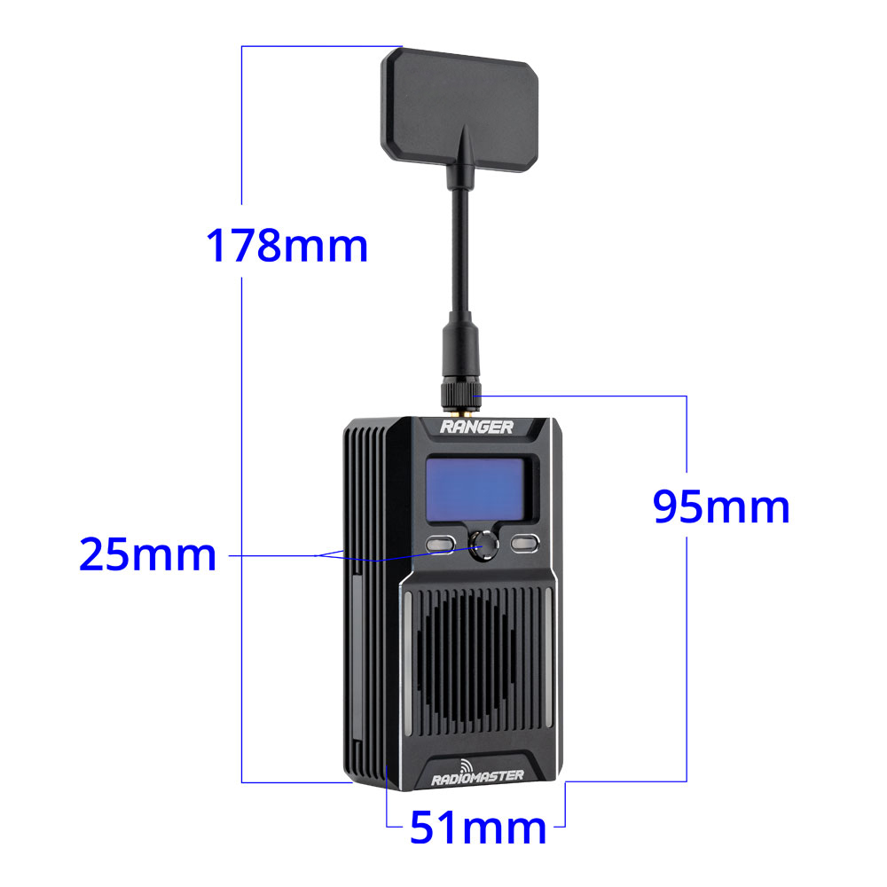 Ranger 2.4GHz ELRS Module OLED - огляд і ціна Radiomaster Ranger 2.4Ghz Elrs Module