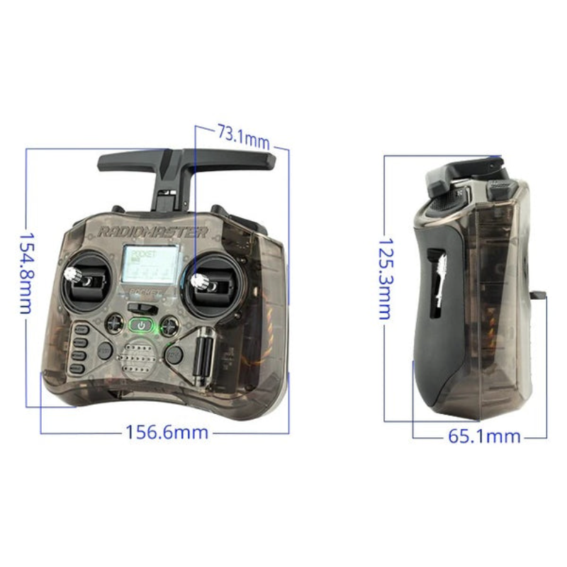 ELRS FCC Mode 2 Mesh Case Tran - огляд і ціна Radiomaster Pocket Elrs M2