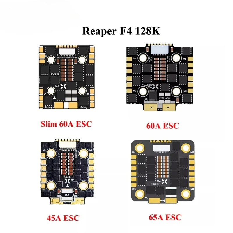UniFly1pcs Reaper F4 Mini 128K - огляд і ціна Foxeer Reaper F4 128K 65A Esc