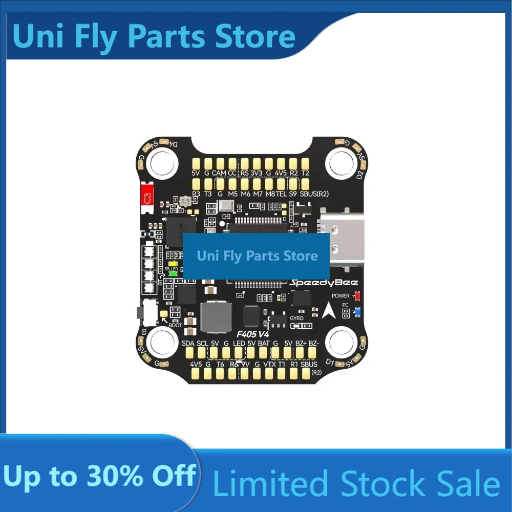 SpeedyBee F405 V4 BLS 55A 30x3 - огляд і ціна Speedybee F405 V4 Bls 55A Stack