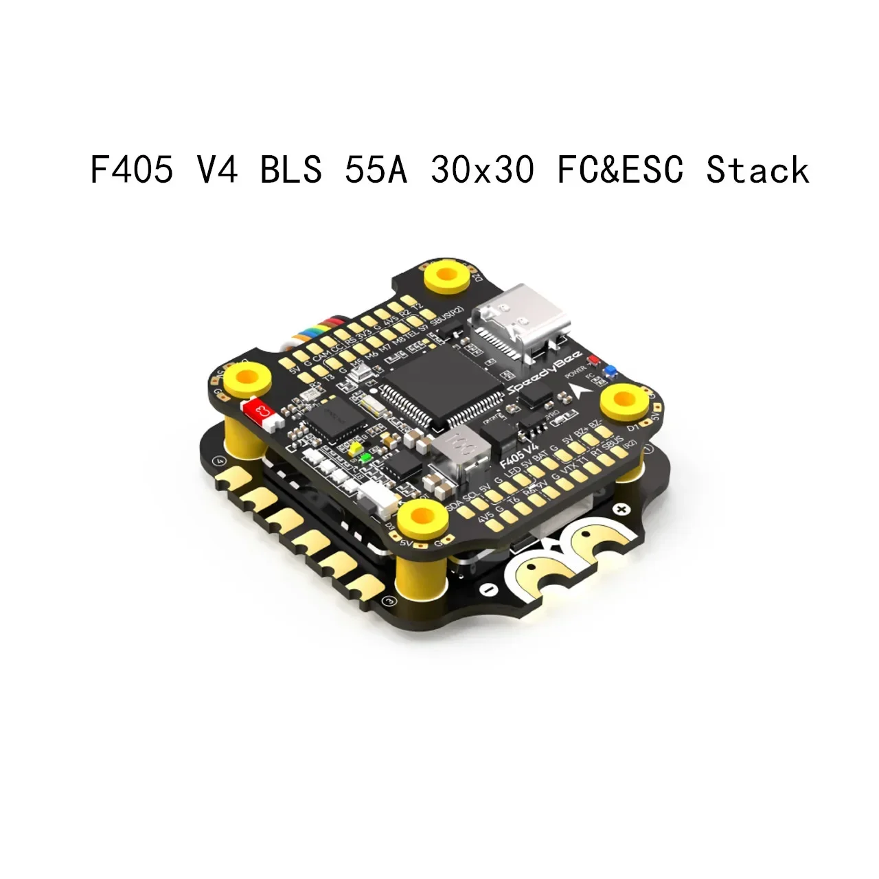 SpeedyBee F405 V4 BLS 55A 30x3 - огляд і ціна Speedybee F405 V4 Bls 55A Stack