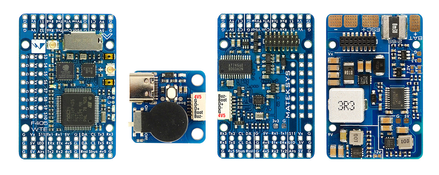 Matek Mateksys Flight Controll - огляд і ціна Mateksys Flight Controller F405 Wte