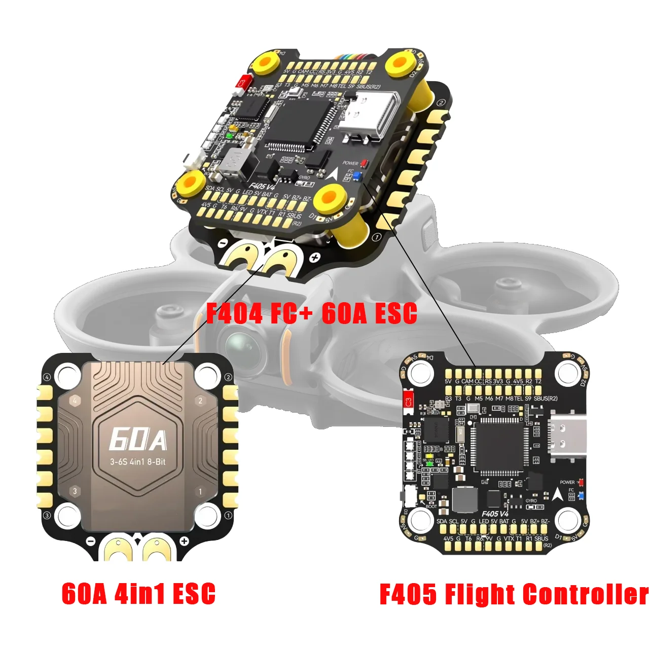 SpeedyBee F405 V4 Stack + BLS  - огляд і ціна Speedybee F405 V4 Bls 55A Stack