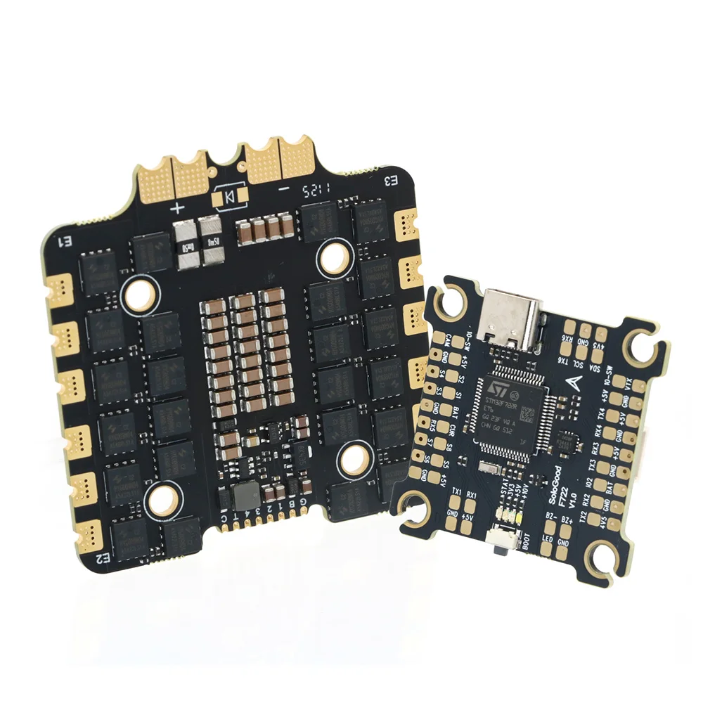 UniFlySoloGood F722 F7 6S Flig - огляд і ціна Speedybee F405 V4 Bls 55A Stack