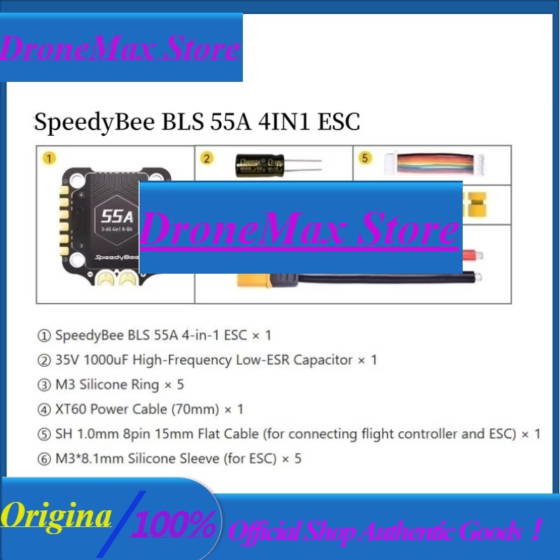 DroMa1pcs/lot NEW Speedybee F4 - огляд і ціна Speedybee F405 V4 Bls 55A Stack