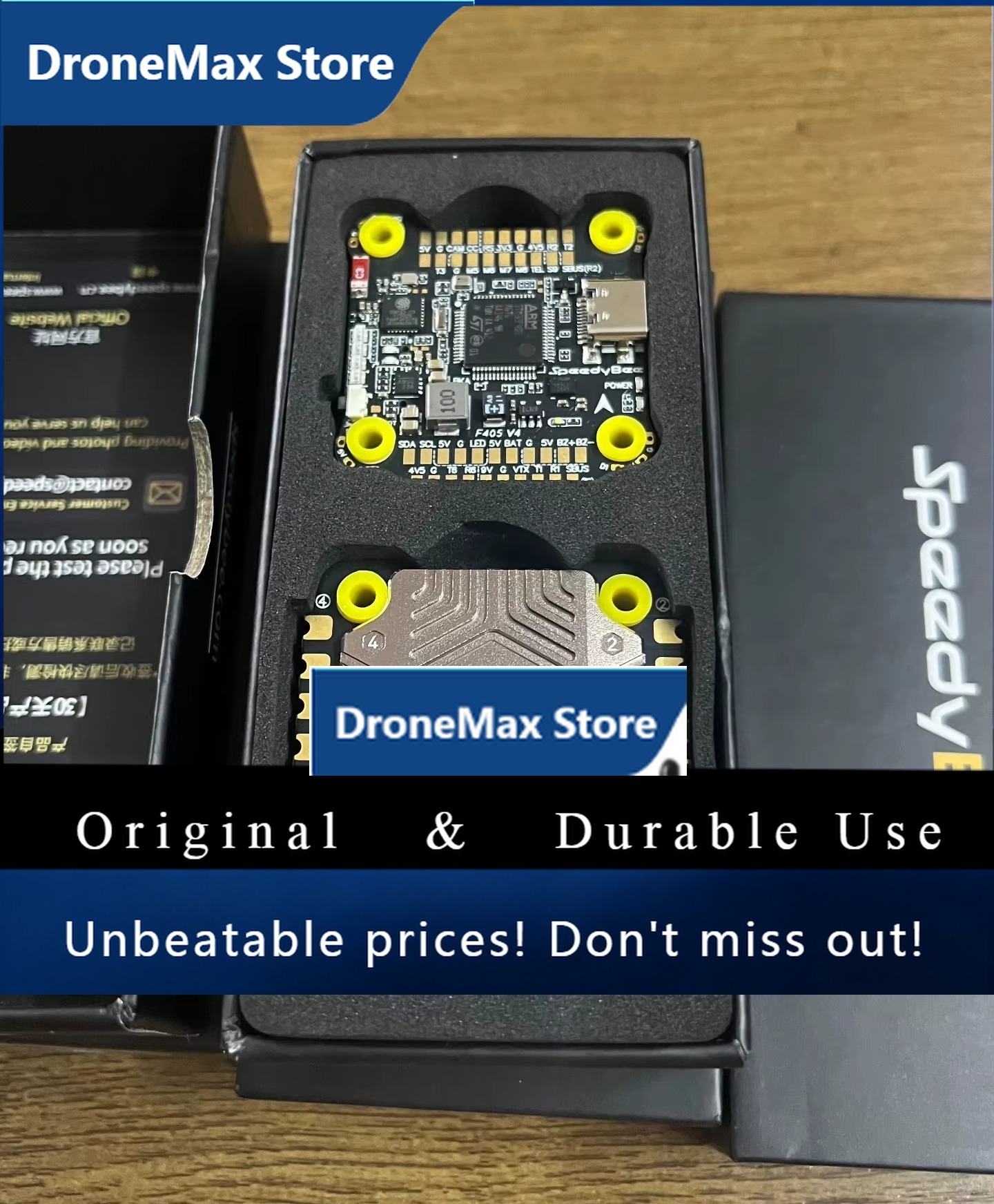 DroMa1pcs/lot NEW Speedybee F4 - огляд і ціна Speedybee F405 V4 Bls 55A Stack